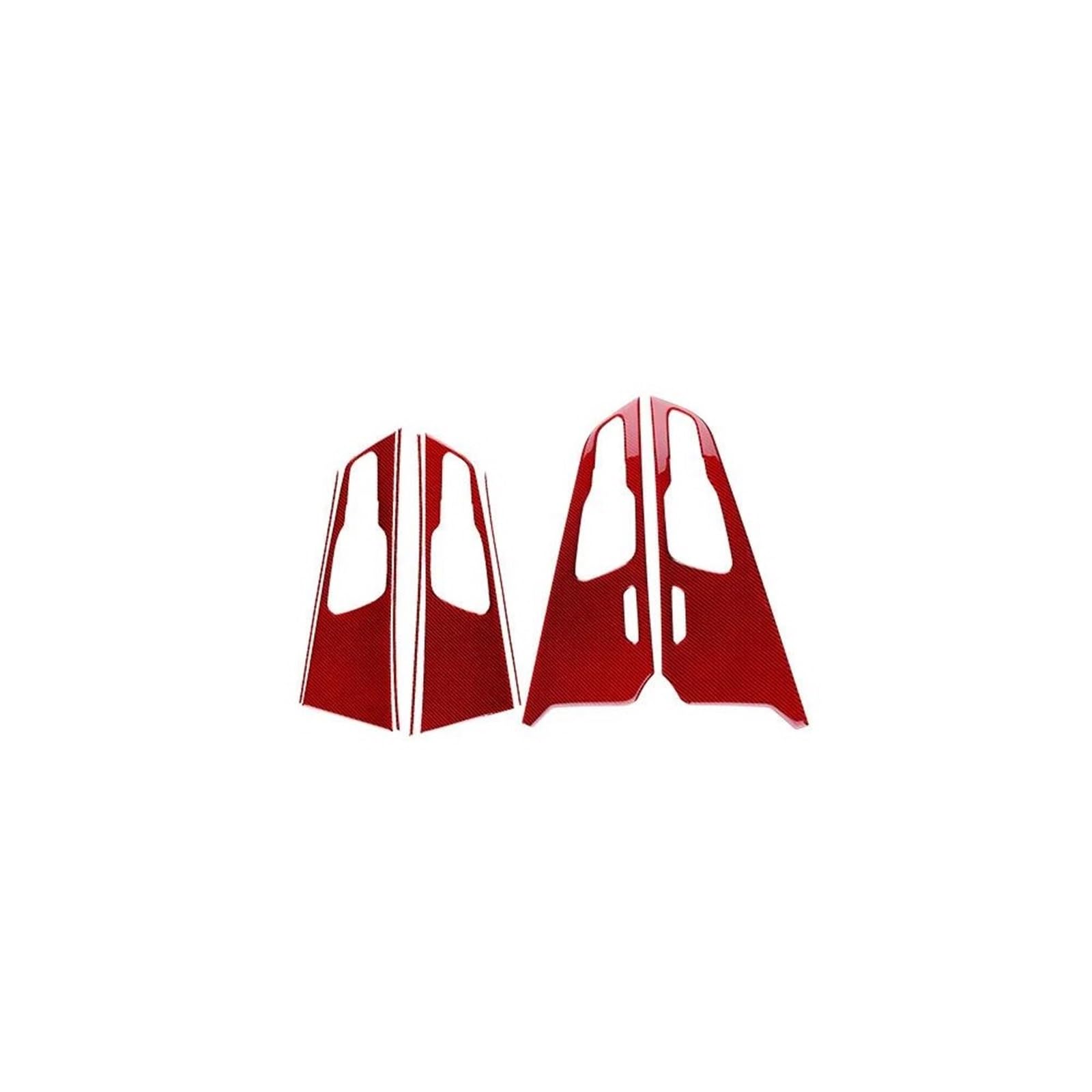 Dydgutufb Type 2 Red Carbon For Kia For Sportage 2022 2023 2024 2025 Lhd Rhd Car Interior Door Handle Bowl Panel Trim Interior Door Handle(Type 2 Red Carbon)