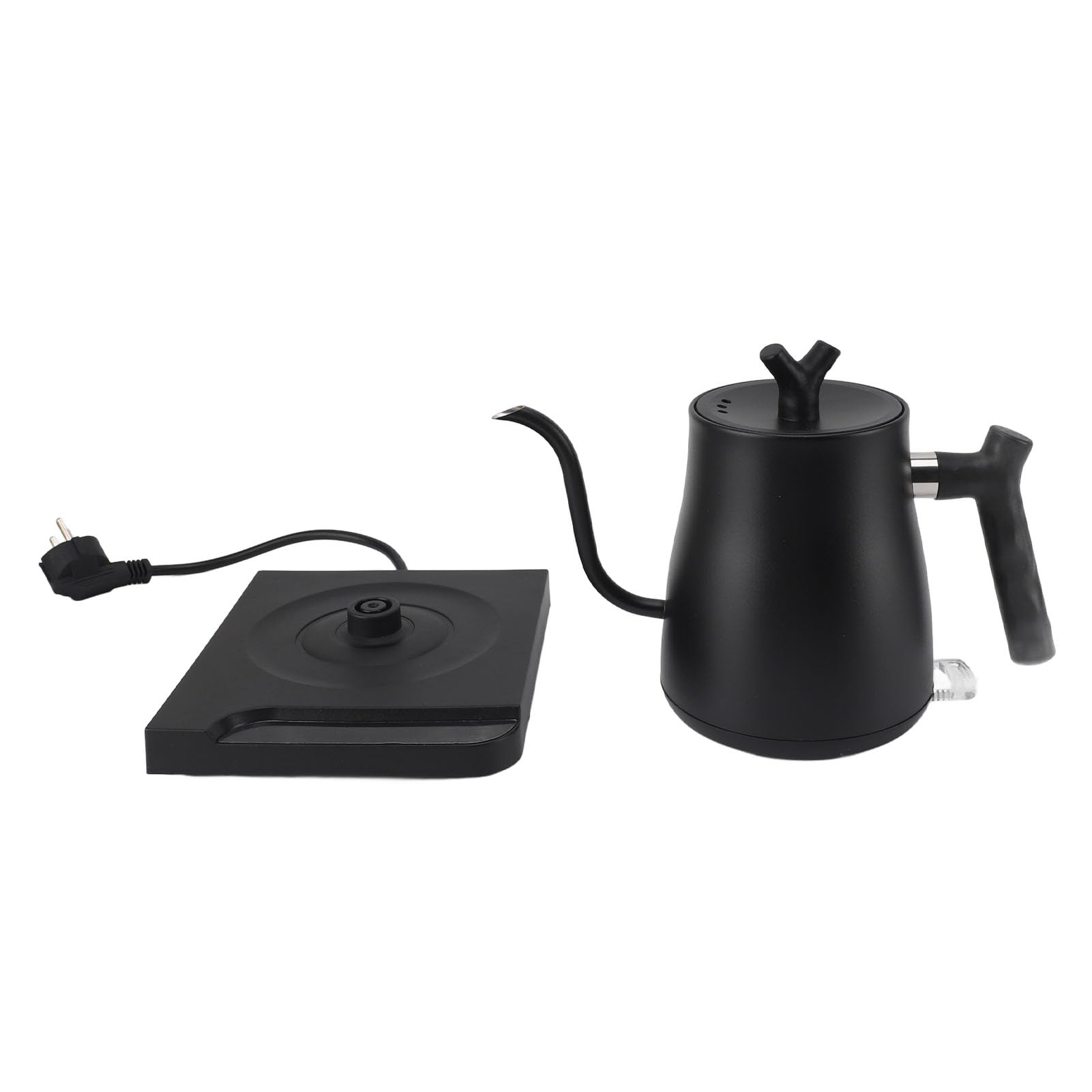 Hervidor Eléctrico con Cuello de Cisne de 1000 W, Calentamiento Rápido, Acero Inoxidable, Capacidad de 800 Ml con Vertido Preciso, Ideal para Preparar té y café (Enchufe europeo