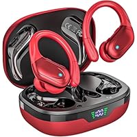 HAOYUYAN Wireless Earbuds Bluetooth Headphones 80hrs Playback Ear Buds Power Display with Noise Canceling Mic Headsets for Sports/Workout/Running
