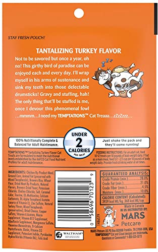 Temptations Cat Treats Temptations Huge Variety Pack, All 9 Flavors: Chicken, Medley, Turkey, Tuna, Catnip Fever, Beef… - Image 7