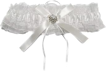 Wedding Garters for Bride Lace Bridal Garters with Bow Stretch Party Leg Garter Belt