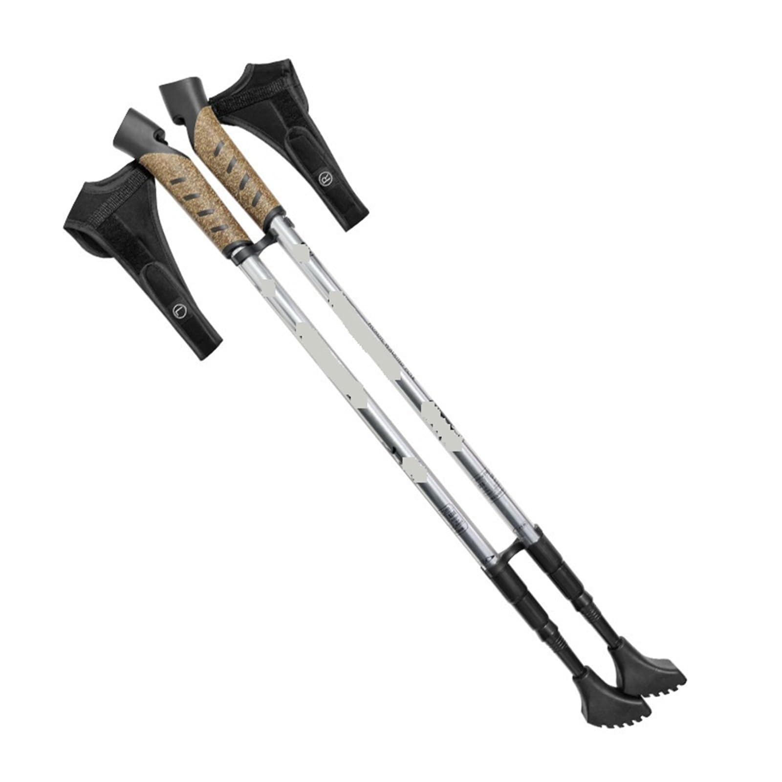 Kij trekkingowy 2 szt. kijki trekkingowe kij trekkingowy teleskopowy Alpenstock stop aluminium strzelectwo kula laska turystyczna