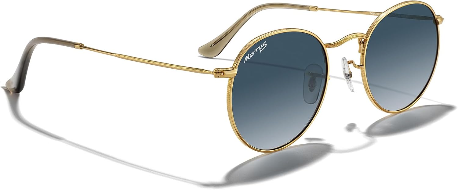 MERRY'S Trendy Round Metal Polarized Sunglasses for Women and Men Retro Classic Vintage Shades S6447 - Image 5