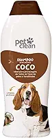 Pet Clean Shampoo e Condicionador 2 em 1 com Extrato de Coco para Cães e Gatos, 700 ml — Limpeza Profunda e Pelo Brilhante
