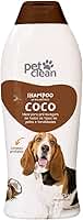 Pet Clean Shampoo e Condicionador 2 em 1 com Extrato de Coco para Cães e Gatos, 700 ml — Limpeza Profunda e Pelo Brilhante