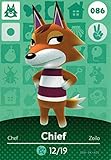 Animal Crossing Happy Home Designer Amiibo Card Chief 086/100