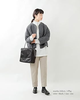 Amazon | [モルミルス] レザー スクエア トートバッグ one