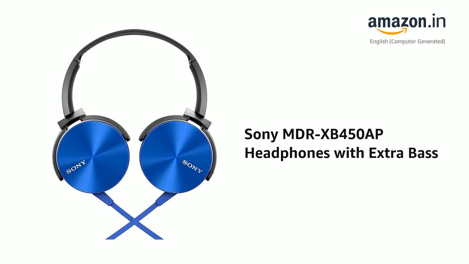 Sony MDR-XB450AP Headphones with Extra 