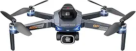 Genérico Drone GT8 com Câmera HD 4K, Controle Remoto com Tela LCD Integrada, Dobrável, Gimbal Estabilizador, Ideal para Iniciantes
