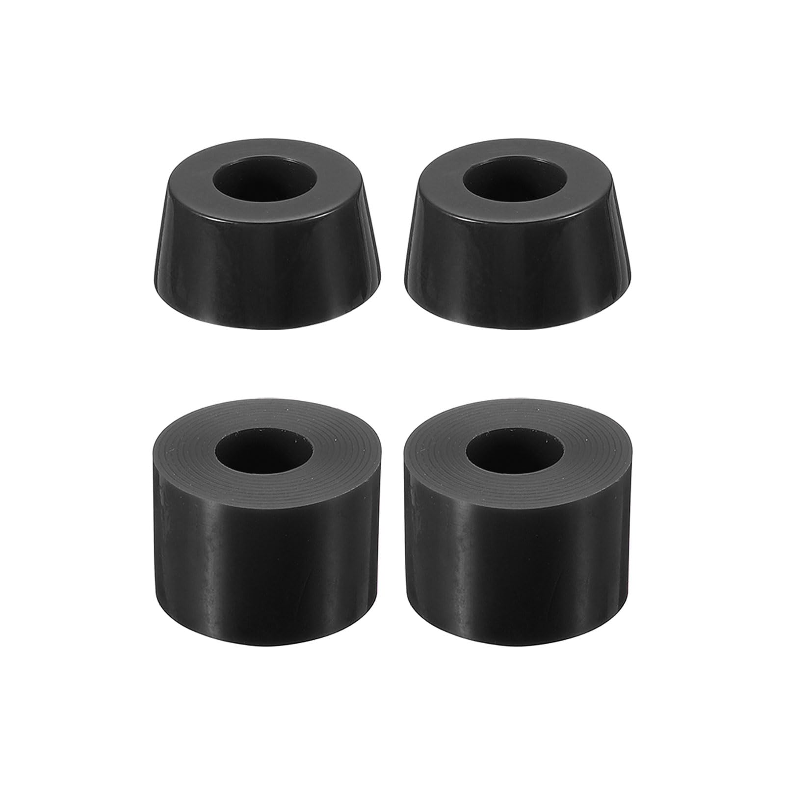Amortisseurs Skateboard (coupelles De Pivot) - Lot 3 Tailles (18mm, 16mm, 12mm) - Noir - Pour Trucks De Skate - 5