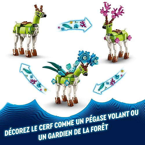LEGO DREAMZzz 2-en-1 L’Écurie des Créatures des Rêves, Jouet de Ferme Fantastique avec Figurine de Cerf, Inclut 4 Minifigurines de la Série TV, Jeu d'animaux pour Enfants, Filles, Garçons 71459