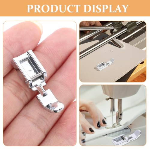 Ipetboom 3 piezas pies prensatelas ajustables para cremalleras miniatura 3