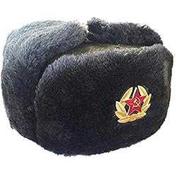 Cargador Frontal Ruso RUSSIAN STORE Cucuba® Unisex Sombreros Original Ruso Ushanka EJÉRCITO Ruso –Taille: 61 Size XL (EU) Idea DE Regalo