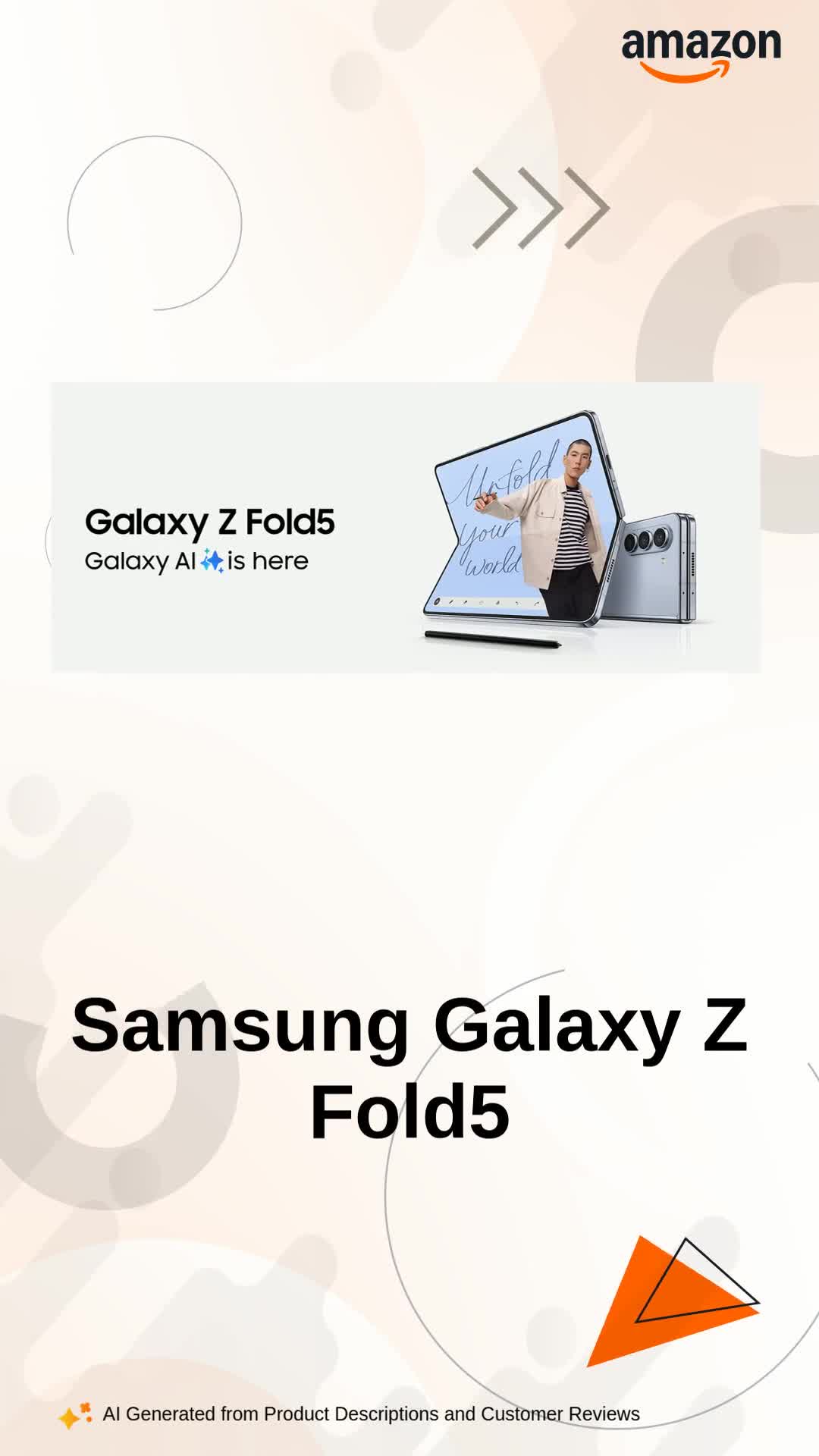 Samsung Galaxy Z Fold5 5G AI Smartphone