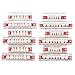 Wecando 84 Pcs Dental Synthetic Resin Tooth Denture 3 Sets False Teeth for Halloween Horror Teeth 23 A2