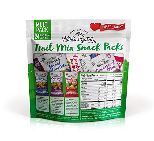 Nature's Garden Healthy Trail Mix Snack Packs, Mixed Nuts, Heart Healthy Nuts, Omega-3 Rich, Cranberries, Pumpkin Seeds, Perfect For The Entire Family – 816g Bag (24 Individual Packets) (Pack of 3) - Image 3