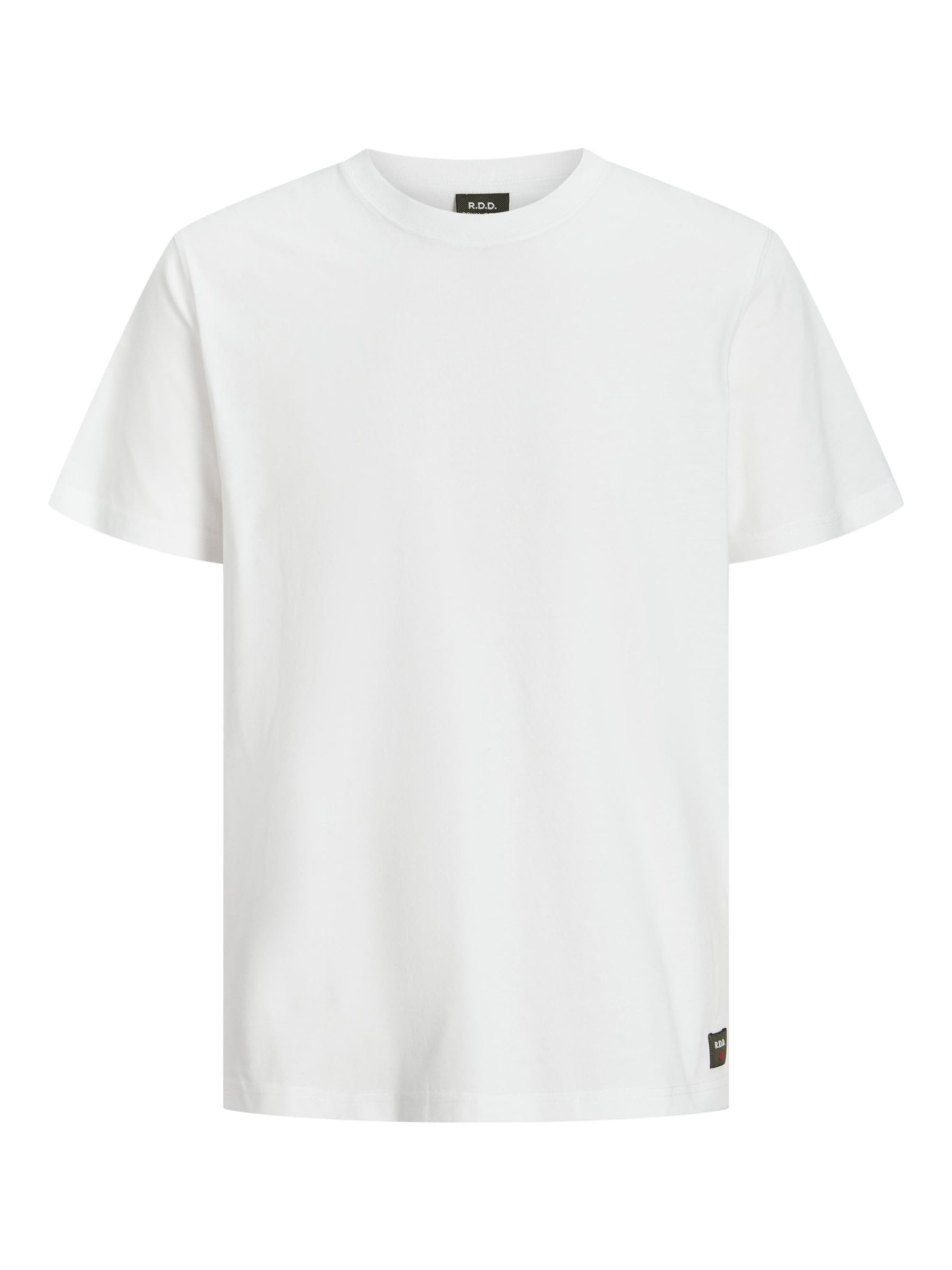 R.D.D. ROYAL DENIM DIVISION Rdddan Crew Neck Tee S/S Noos, Cloud Dancer, M