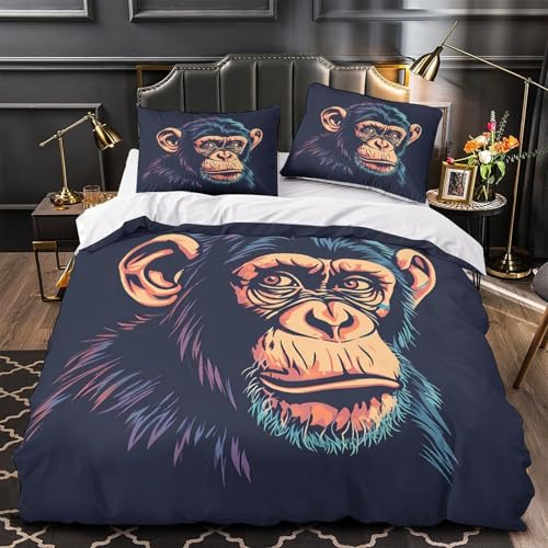 Housse de couette libellule microfibre résistante lit super king - 2