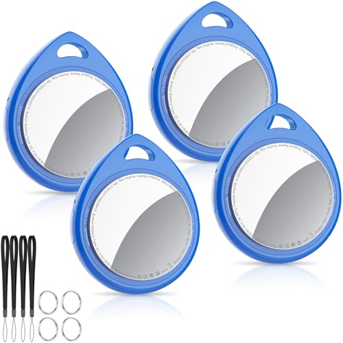 QCOQ Air Tracker Tags (4-Pack) – Bluetooth Apple Find My Tracker