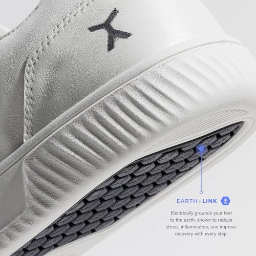 FLUX FOOTWEAR Adapt Leather Trainer – Full Grain Leather Sneakers with Zero Drop, Wide Toe Box & Flexible Traction for Walking, Casual Wear, Urban Lifestyle3