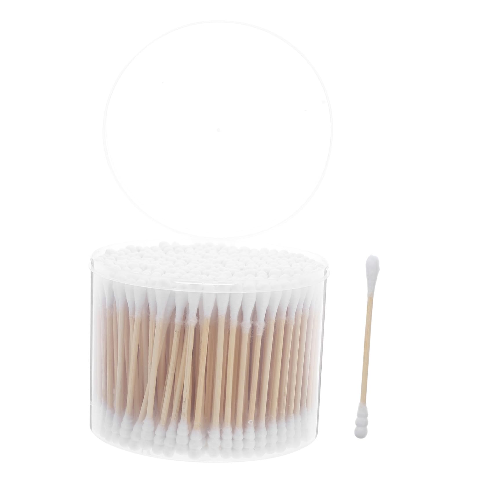 KICHOUSE Professional Nail Polish Removal Cotton Swabs Double-Ended with Gauze for Aftercare