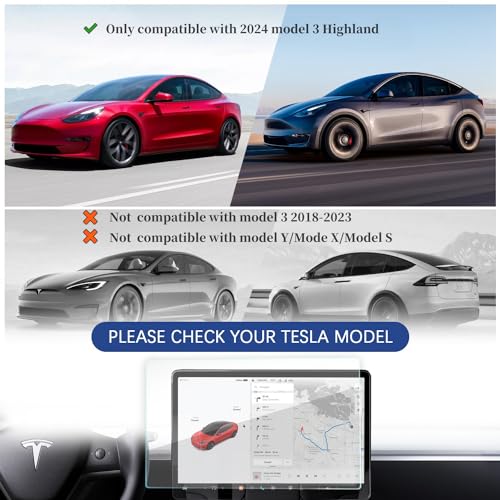 Protection verre Tesla Model 3 2023 brillant 9H pour préserver l'élégance de l'habitacle - 2