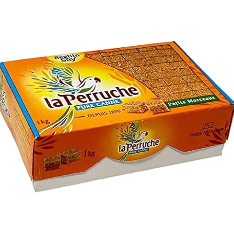 La Perruche Brauner natürlicher Würfel Rohrzucker kleine Stücke 1Kg Cover