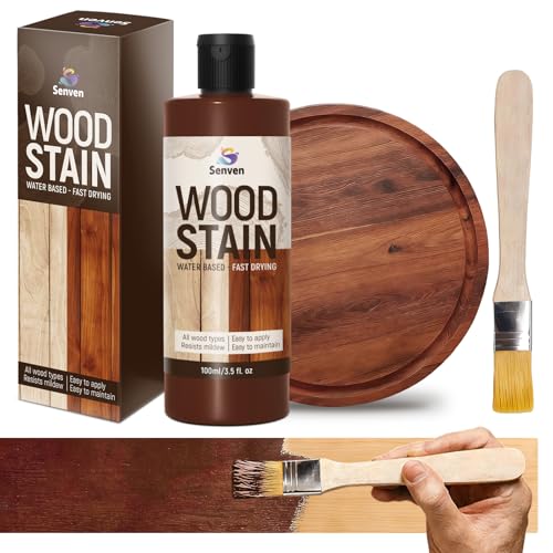 Wood Stain Teak Wood Stain 100ml Woods-Stain for Woods Furniture Cabinet Fast Drying Woods-Stain Non-Toxic Wood-Stains Water Based & Low Odor Wood-Stains Indoor & Outdoor Woods Stains