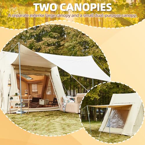 Carpa inflable extra grande para camping 8-10 personas miniatura 4