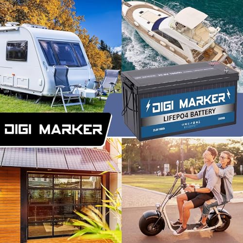 Image of 12V 60Ah LiFePO4 Lithium Iron Phosphate Battery Deep Cycle Rechargeable Battery with Built-in 50A BMS, 5000+ Life Cycles, Perfect for RV, Marine, Kids Scooters, Power Wheels,Trolling Motor