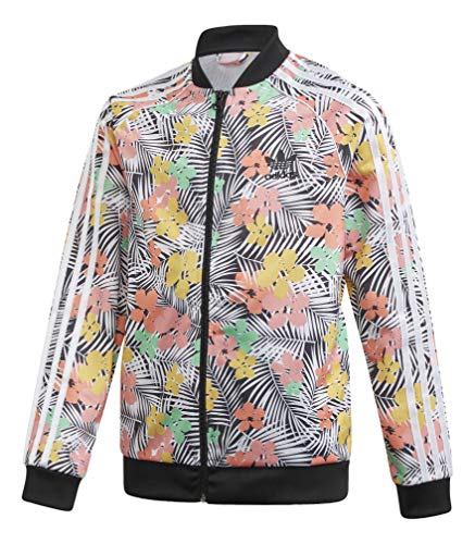 adidas Originals Girls' All-Over Printed Superstar Track Top
