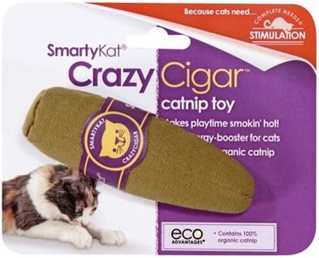 SmartyKat Crazy Cigar Cat Toy Catnip Toy