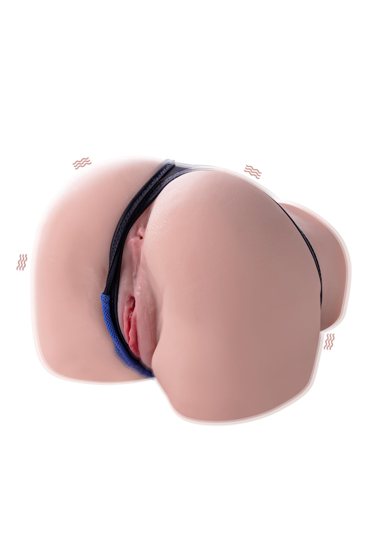 TruvaShop Büyük Boy 10 Titreşimli Realistik Anal Ve Vajinal Kadın Kalça