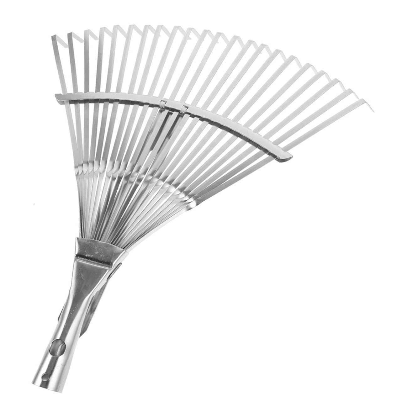2piezas Rastrillos Retráctiles para Césped y Herramienta Ligera Inoxidable para Jardinería