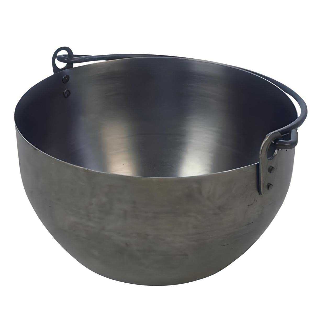 Chaudron marmite de cuisson en Acier Inoxydable coloris Gris - 45 x 23 cm