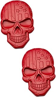 TOYANDONA 2 Peças Adesivo De Caveira Para Carro Acessórios Para Automóveis Acessórios Para Caminhões Decalques De Caminhão Decoração De Carro Decalques De Caveira Emblemas De Decoração