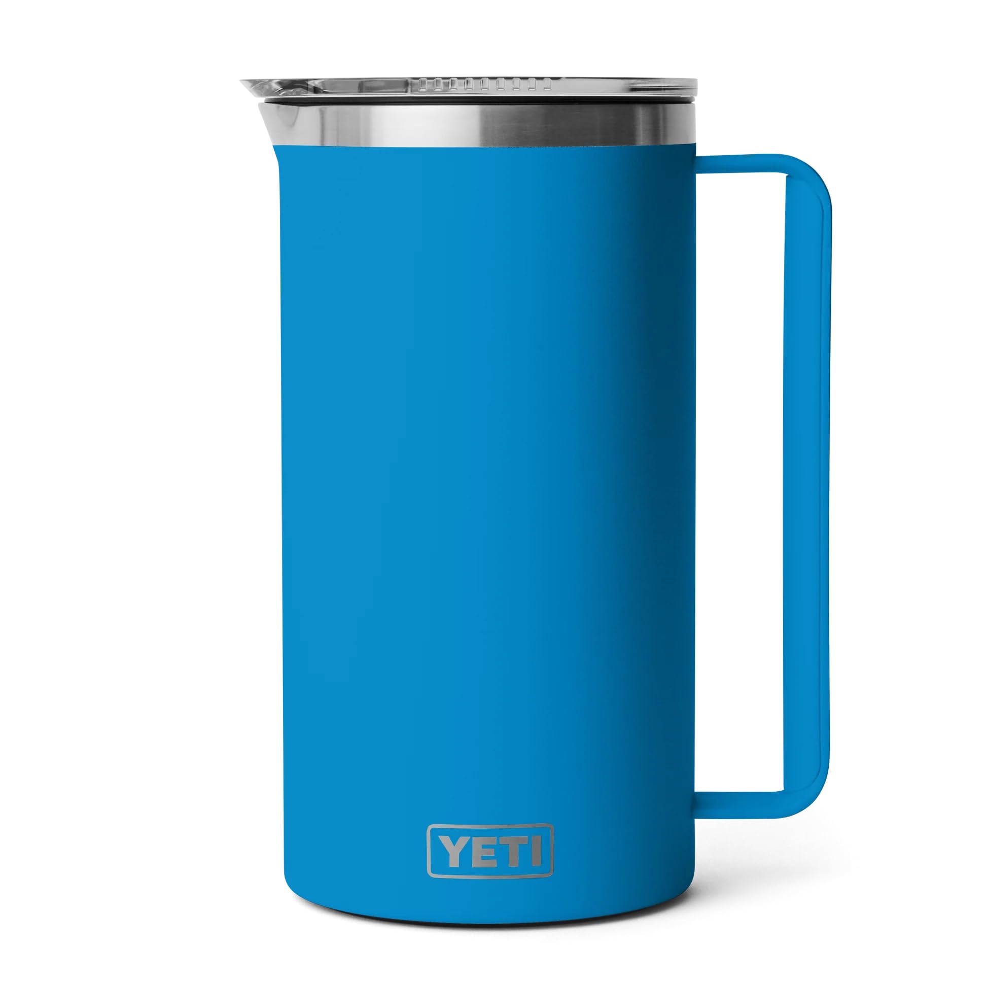 YETI Rambler Pitcher, Vacuum Insulated, Stainless Steel with MagSlider Lid, Big Wave Blue, 64 oz (1892 ml)