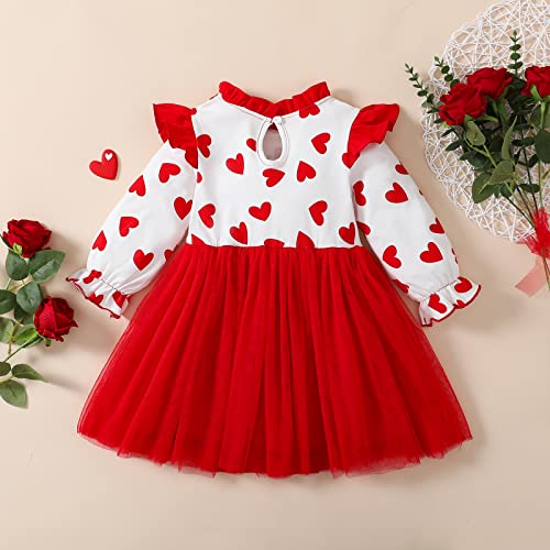 Baby Girl Halloween Dress Long Sleeve Crew Neck Dot Tutu Tulle Dress Boo Costume Princess Dress Fall Clothes Outfits3