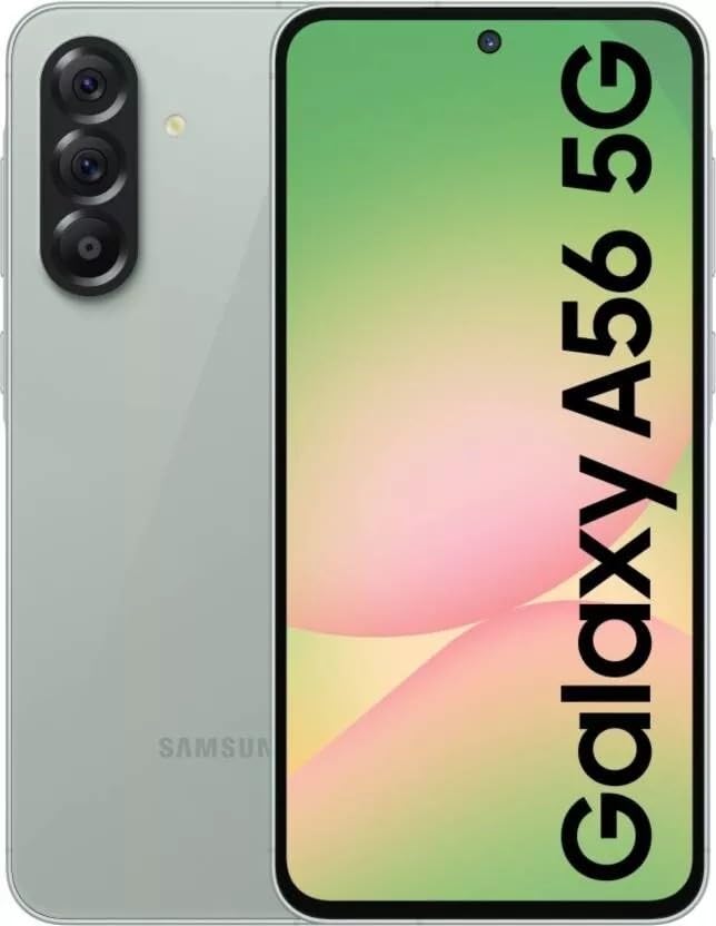 SamsungGalaxy A56 5G (Awesome Olive, 12GB, 256GB) | Awesome Intelligence: Circle to Search, Intelligent Editing | Awesome 6 OS & 6 Years Security Updates | IP67- International