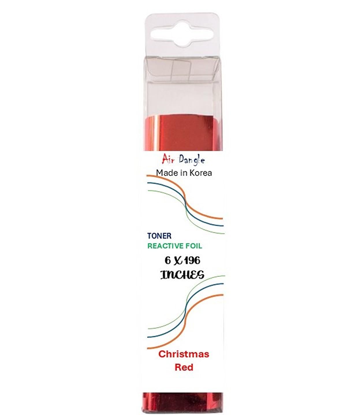 Reactive Foil Transfer Sheet (196 Inches/5 Meter Long, 6 Inch Wide) (Christmas Red) Works with Laser Printer and Laminators, Create Foiled Metallic Prints and Cards-picture-25