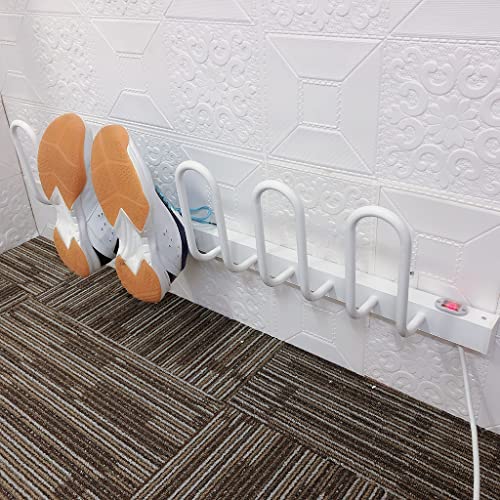 Secador eléctrico de calzado pared 6 zapatos 110V blanco miniatura 2