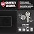 Kwikset Breton Entry Door Handle with Lock and Key, Secure Keyed Reversible Lever Exterior, For Front Entrance and Bedrooms, Matte Black , Pick Resistant Smartkey Rekey Security and Microban