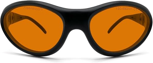 FreeMascot OD 6+ 190nm-490nm Longitud de onda UV luz ultravioletavioleta y gafas de seguridad láser azules