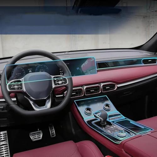 Écran Jetour X70 Plus protégé des rayures grâce au film TPU intérieur