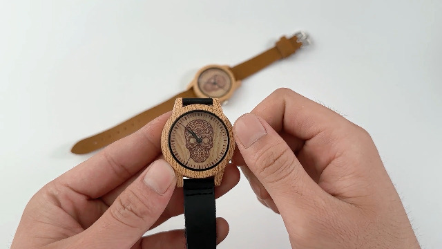 Amazon | 腕時計 メンズ ロックパンク 本革ベルト 髑髏: アンティーク