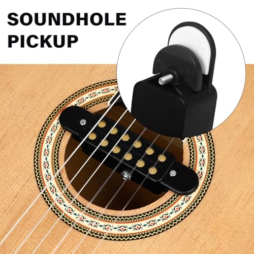 Micro rosace guitare acoustique transducteur trou sonore 6 trous - 4