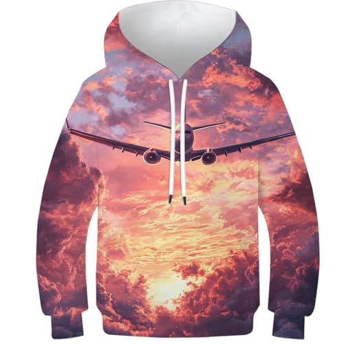 Sweat à capuche jet pour enfant 11-13 ans style original
