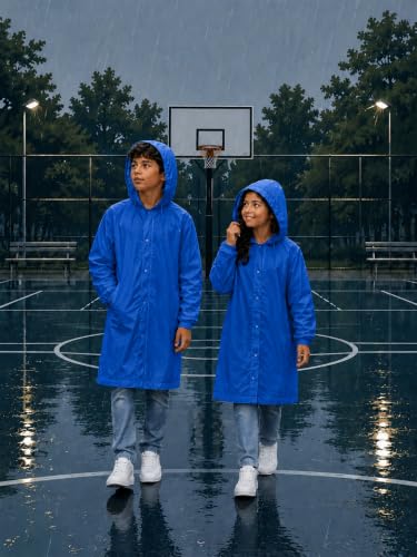 Image of Premium Kids Waterproof Raincoat | Full Coverage Hooded Rain Wear for Boys & Girls | Rainwear |