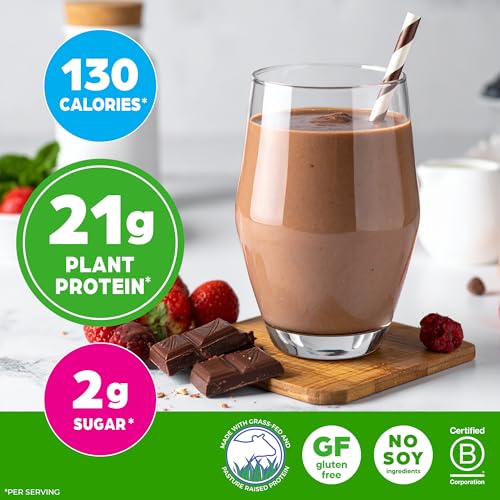 Orgain Whey Protein Powder, Creamy Chocolate Fudge - 21g Grass Fed Dairy Protein, 5g BCAAs, 4g Prebiotic Fiber, 2g Sugar, No Added Hormones, Gluten Free, Kosher, For Shakes & Smoothies - 1.82lb - Image 4