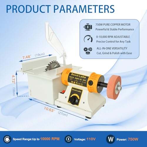 Lapidary Rock Saw with Polishing Kit